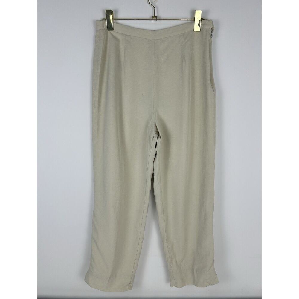 Tommy Bahama Pants Womens Size 12 Silk Career Casual Preppy Travel‎ Beach Ankle